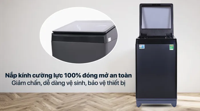 Nắp kính cường lực 100% - An toàn và bền bỉ